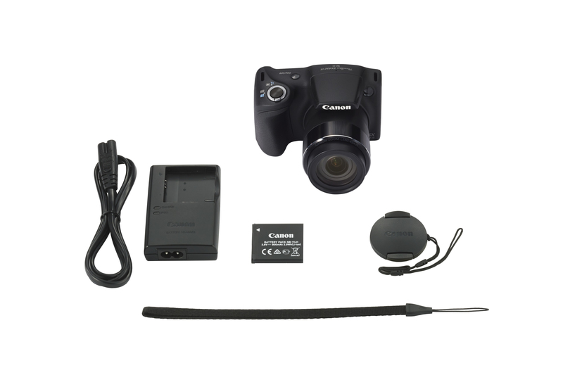 Canon Powershot Sx430 Is Bridge Camera 20.5Mp 1/2.3 Inch Ccd 5152 x 3864Pixels Black