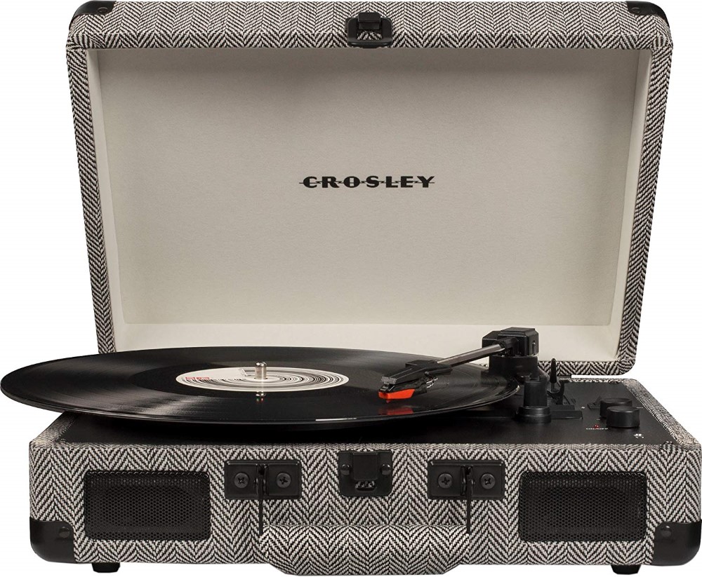 Crosley Cruiser Deluxe Turntable HerrinGBone