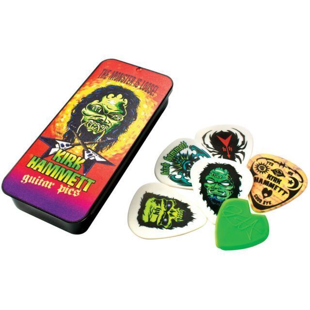 Kirk Hammet Monster Guitar Pick Tin (6 Pieces)