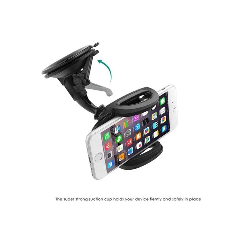 Aukey Windshield Dashboard Universal Smartphone Car Mount Holder Cradle