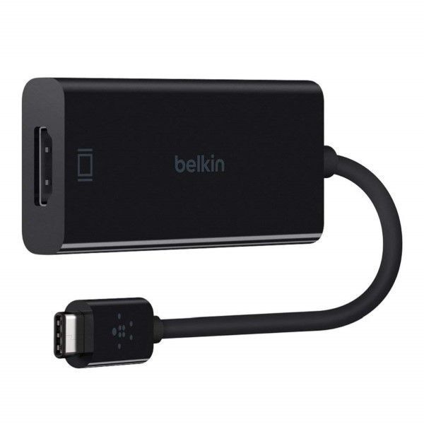 Belkin USB C to HDMI Adaptor 2M Premium HDMI Cable Bundle