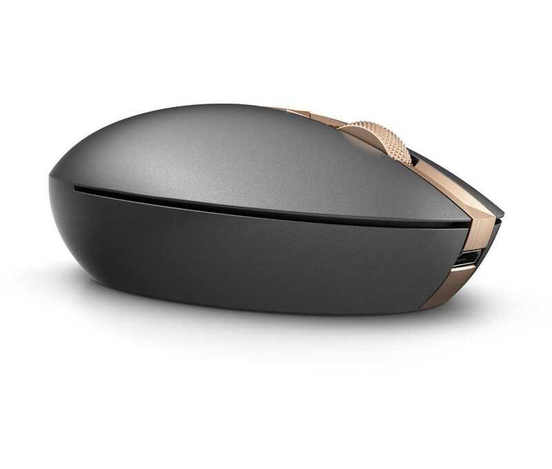 HP Spectre Rechargeable 700 Mouse Rf Wireless+Bluetooth+USB Laser 1600 Dpi Ambidextrous