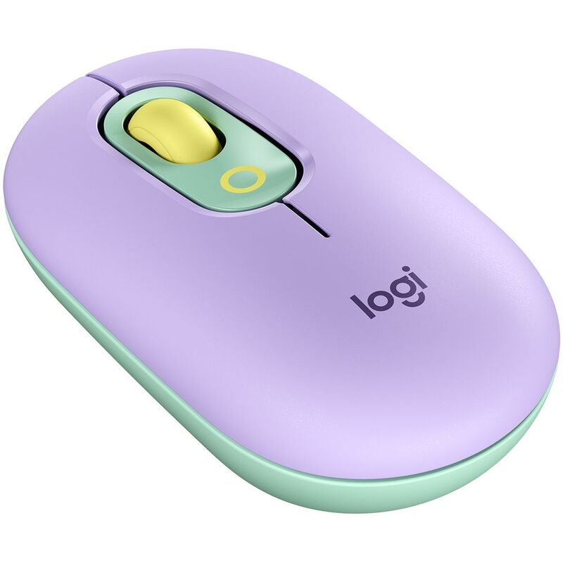 Logitech Mouse Pop Mice W/L Emoji Daydream Mint