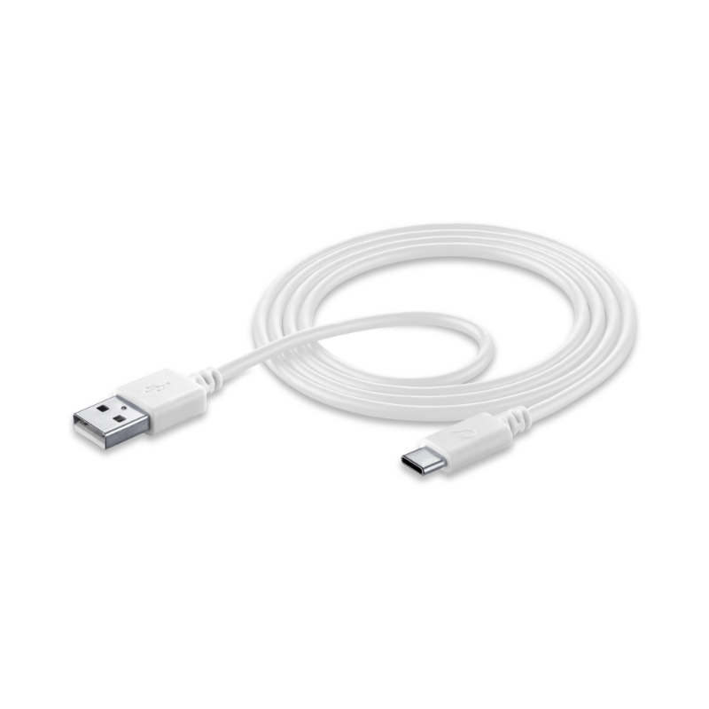 Cellularline Data Cable 1 2 M Usb-A / Usb-C White