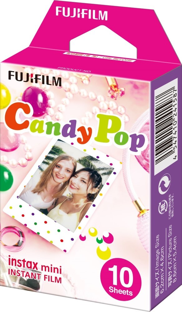 Fujifilm Instax Mini Film Candy Pop 54 X 86 Mm
