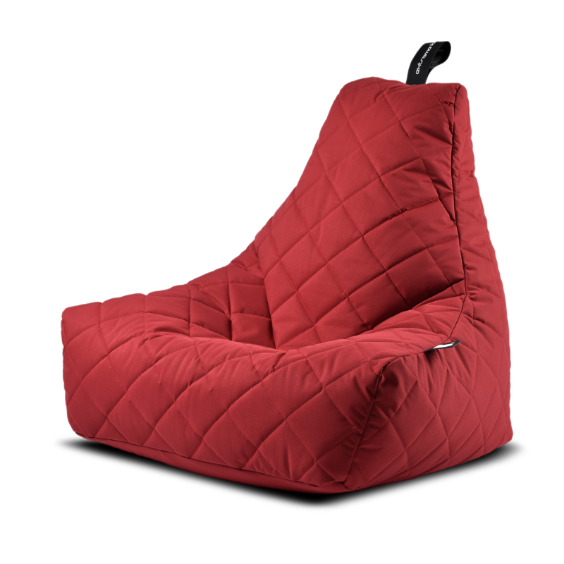 Extreme Lounging Mighty Bean Bag Red Quilted