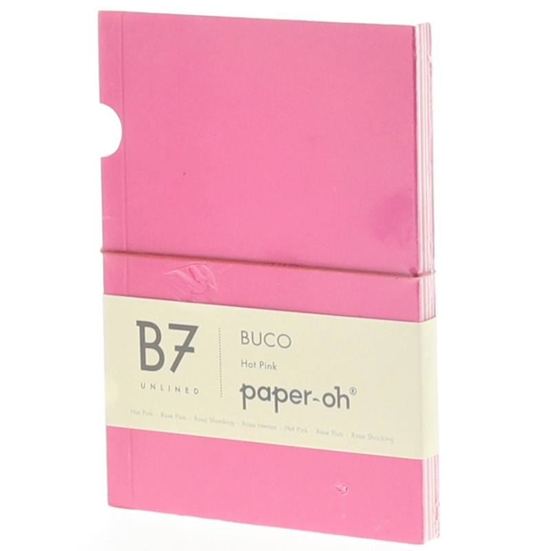 Paperoh Buco Hot Pink B7 Unlined