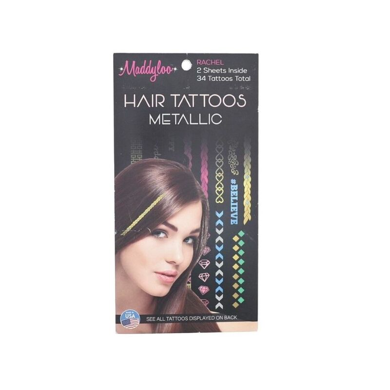 Metallic Hair Tattoos Rachel