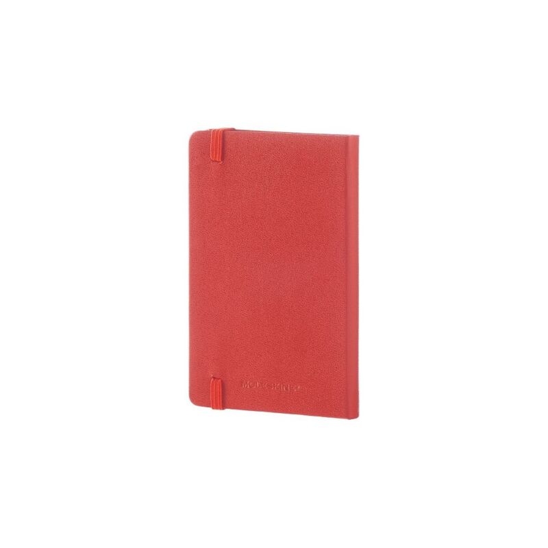 Moleskine Notebook Pocket RuLED Coral Orange Hard Cover
