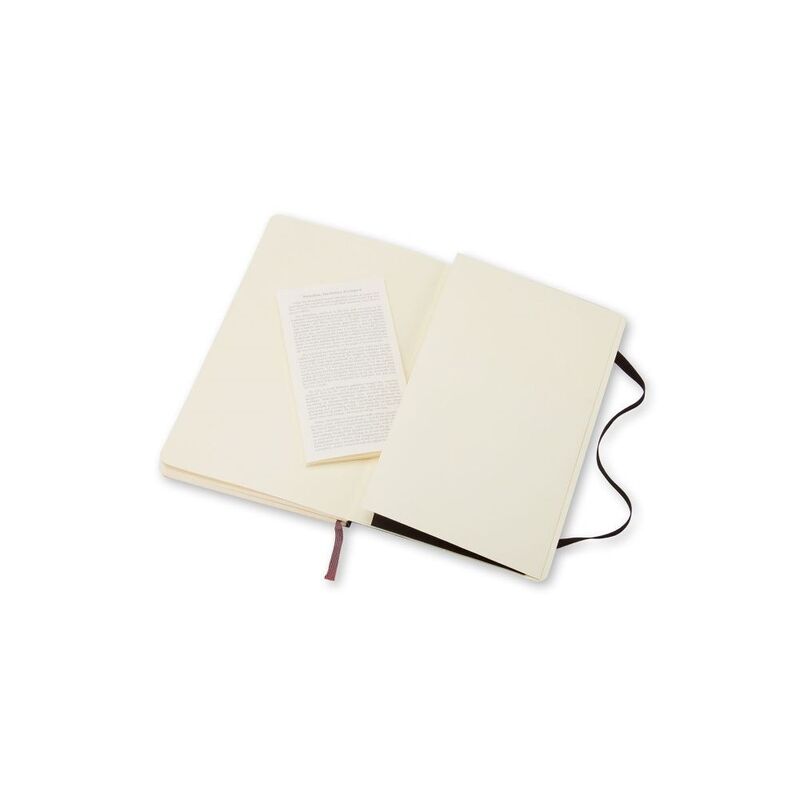 Moleskine Notebook Large RuLED Black Soft