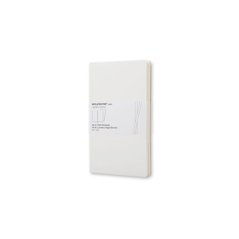 دفتر نحيف للجيب باللون الأبيض العادي من موليسكن