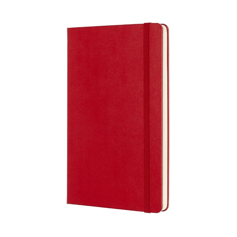 Moleskine Notebook Large Plain Red Hard