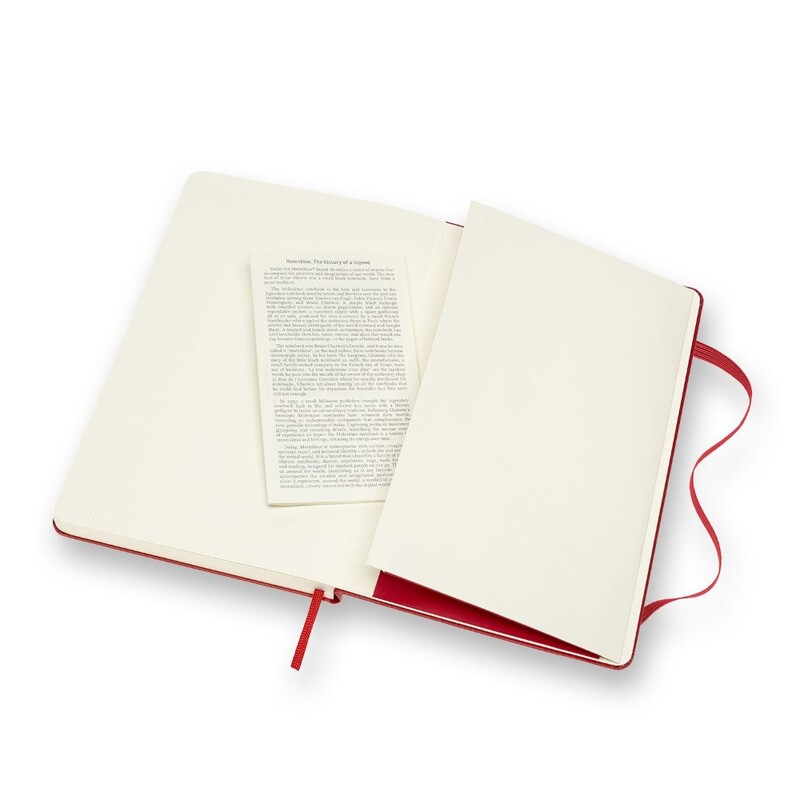 Moleskine Notebook Large Plain Red Hard