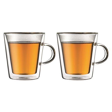 Bodum Canteen Double Wall Mug with Handle 0.2L (Set of 2)