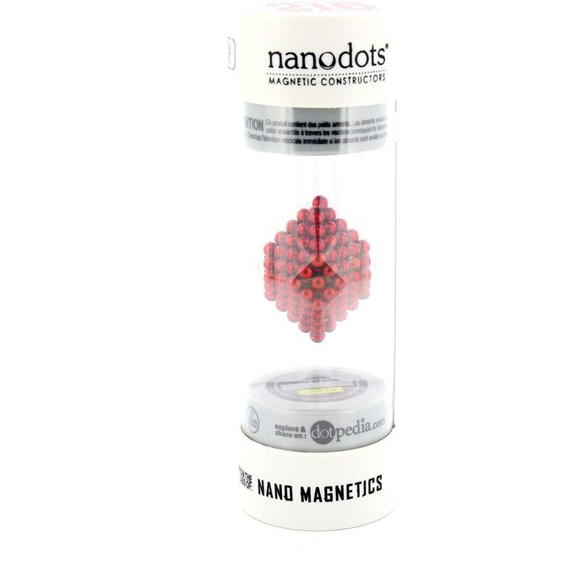 كرات مغناطيسية 216 نانو ماغنيتيك دوتس من نانو دوتس باللون الأحمر