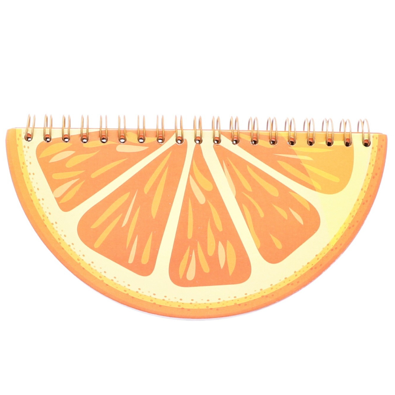 دفتر سلك برتقالي مجزء