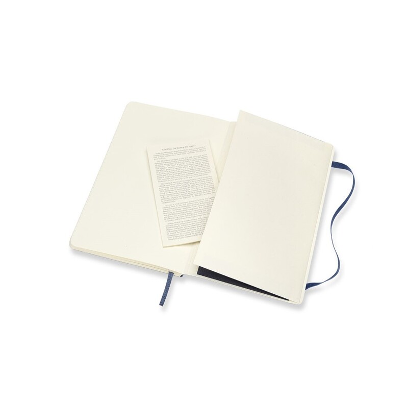 Moleskine Notebook Large RuLED Sapphireblue Soft Qp616B20