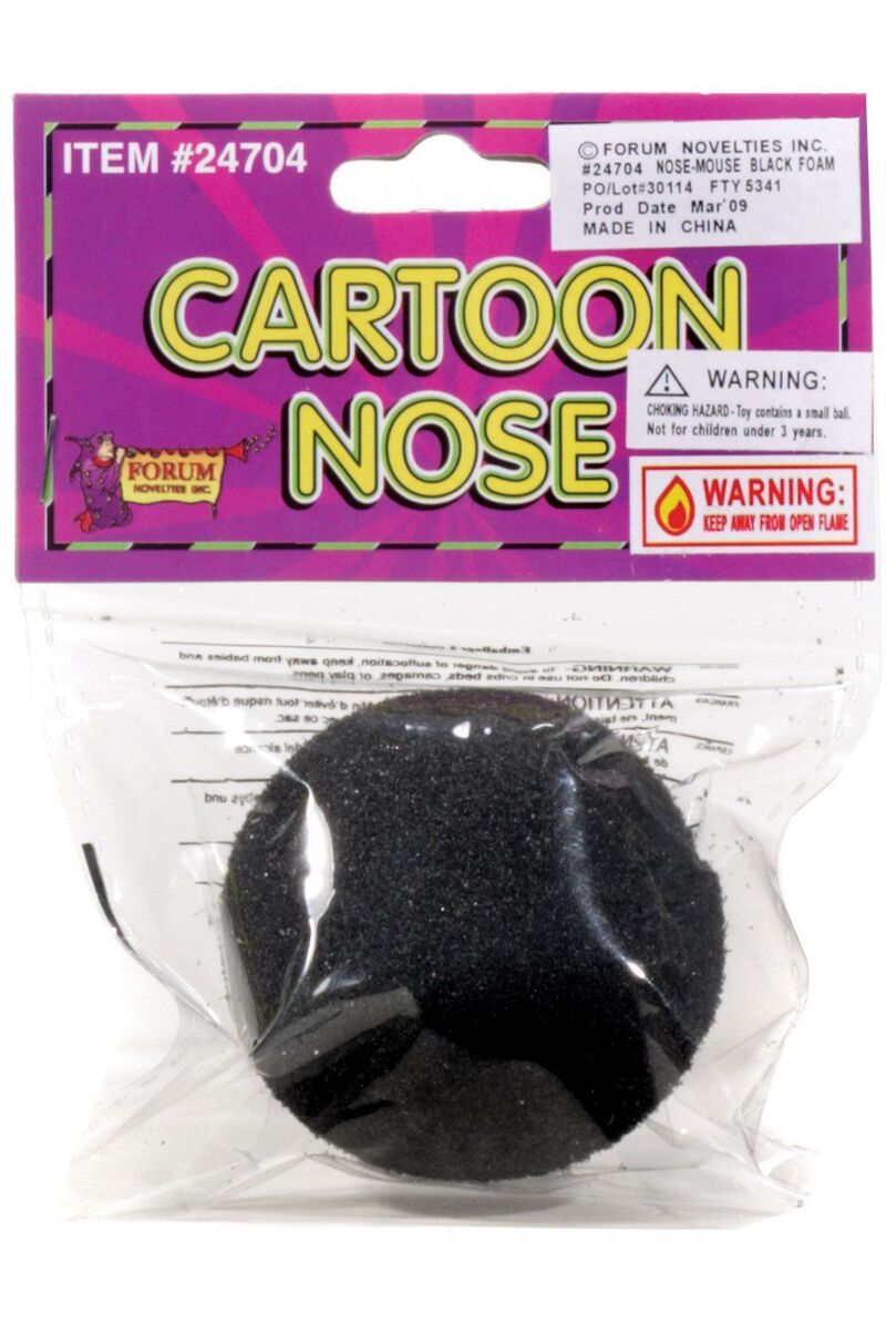 Nose Mouse Black Foam