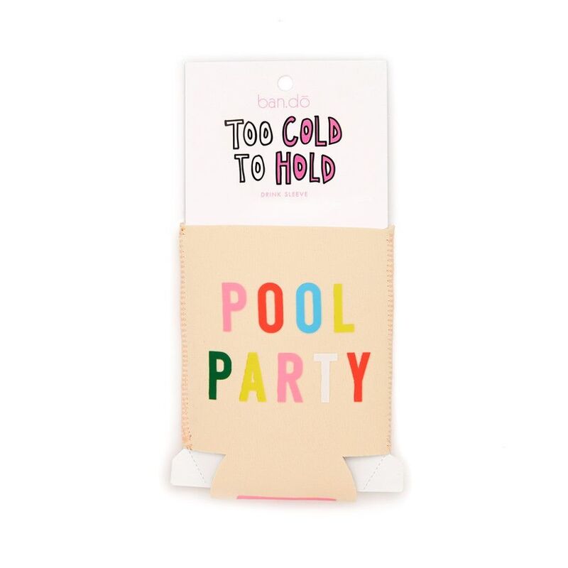 حافظة حمل المشروبات الباردة بتصميم pool party