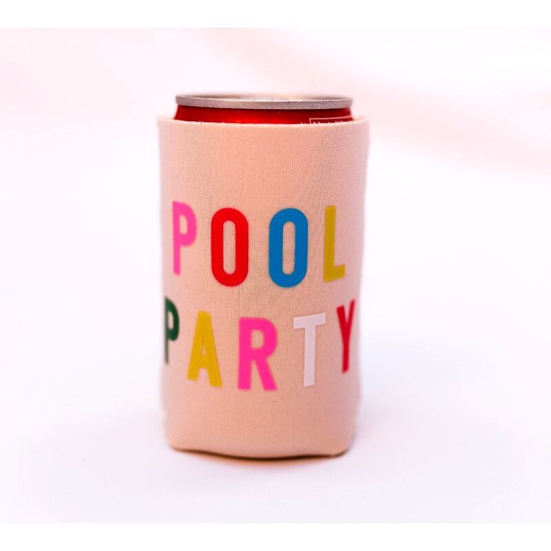 حافظة حمل المشروبات الباردة بتصميم pool party