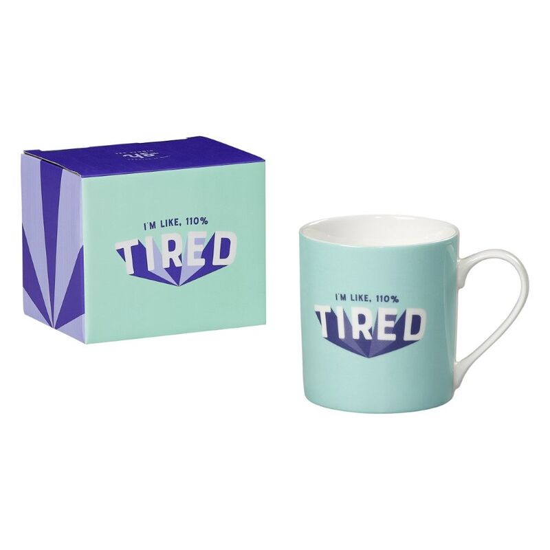 Yes Studio 110 Percent Tired Mug