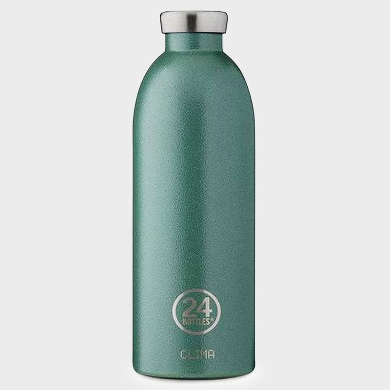 24 Bottles Clima 850ml Stainless Steel Vacuum Insulated Double Wall Rustic Moss Green
