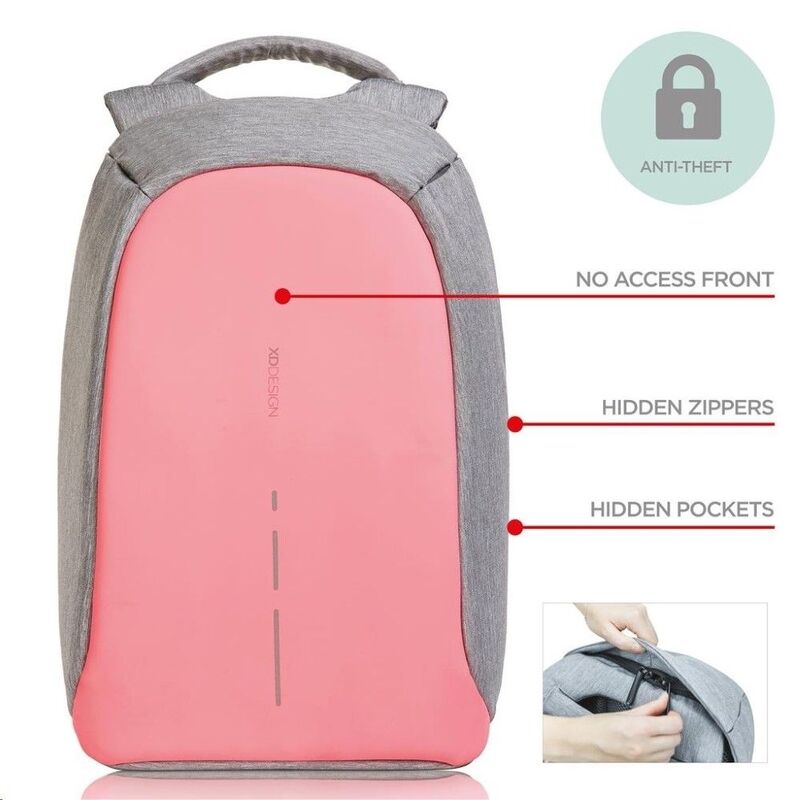 Bobby Compact Antitheft Backpack Coralet