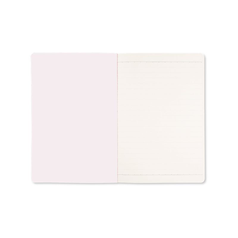 Shimmer Pink Champagne A5 Notebook Large Polka