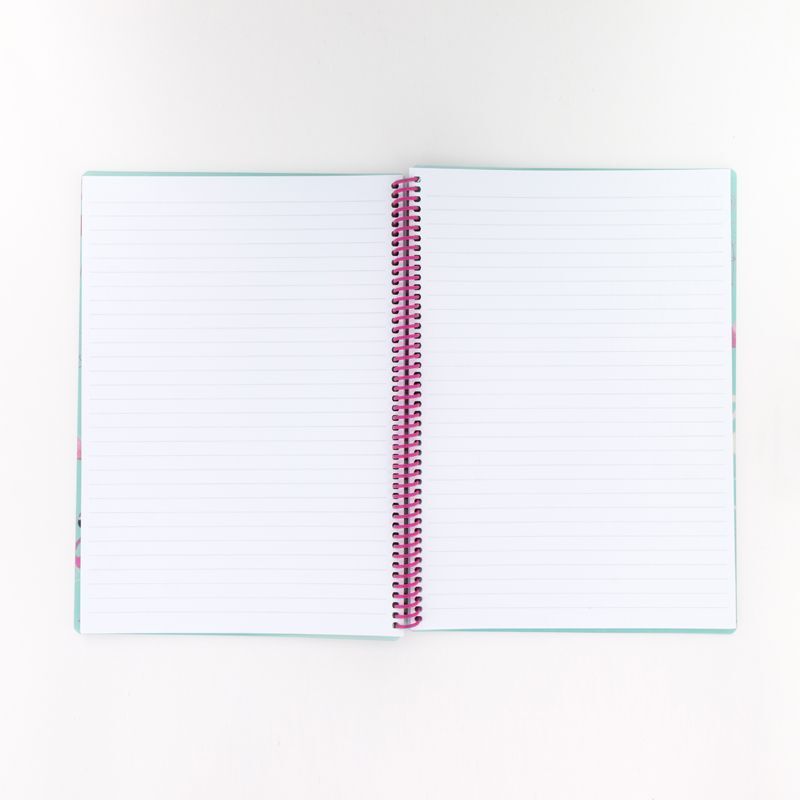 دفتر ملاحظات برسومات الفلامنغو بحجم A4 ومن مادة بولي بروب من جو ستيشنري