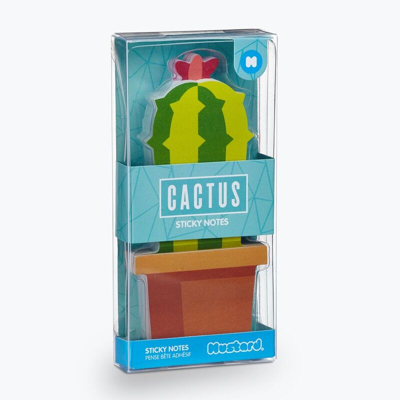 Mustard Cactus Shaped Sticky Notes (150 Sheets)