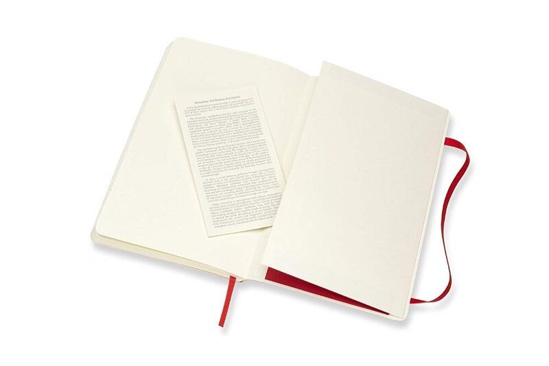 Moleskine 8055002854658 Notebook Large Plain Scarlet Red Soft Cover
