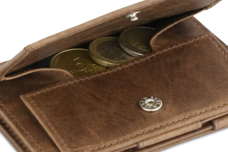 Essenziale Coin Pocket Brushed Brown Mwcp1 Brbr