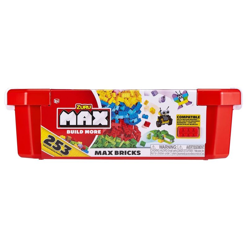 مكعبات ماكس 253 قطعة مكعبات في صندوق ماكس