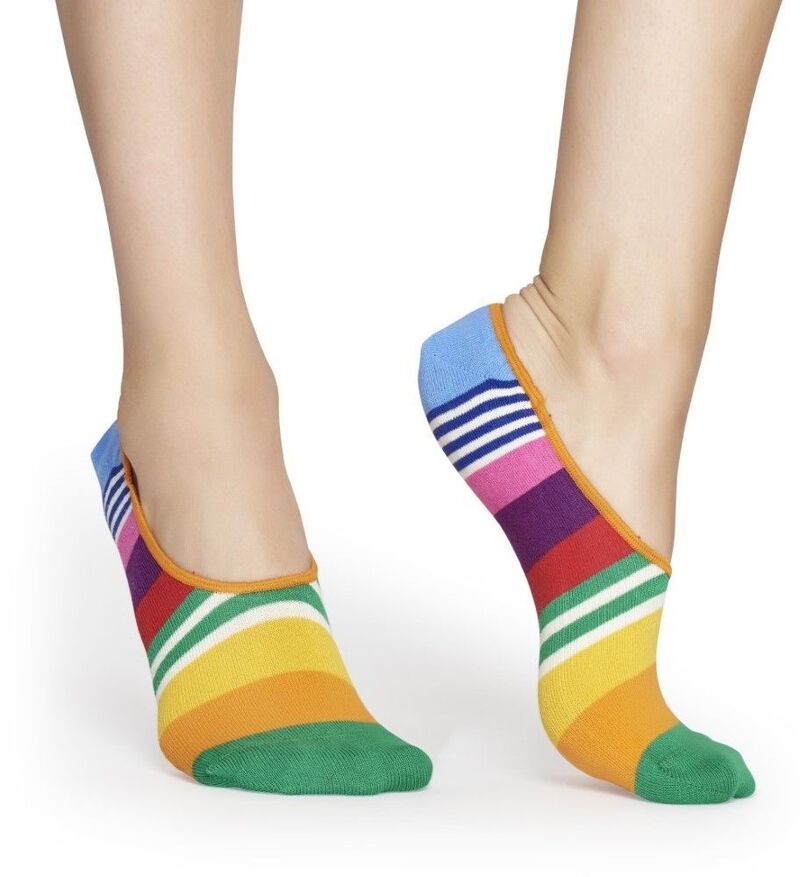 Multi Stripe Liner Sock