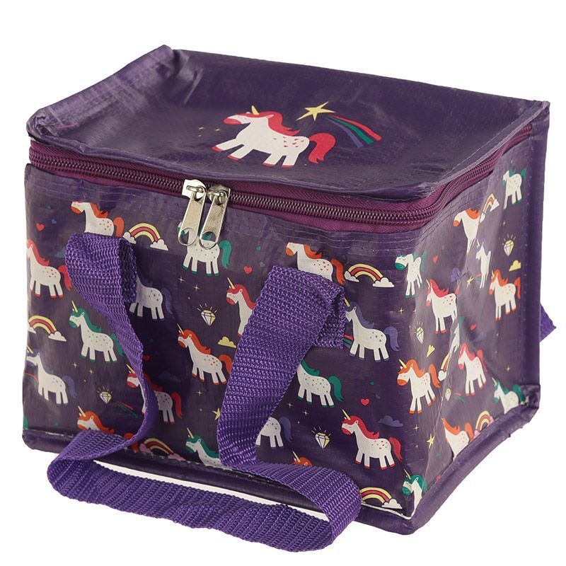 Rainbow Unicorn Design Lunch Box Cool Bag