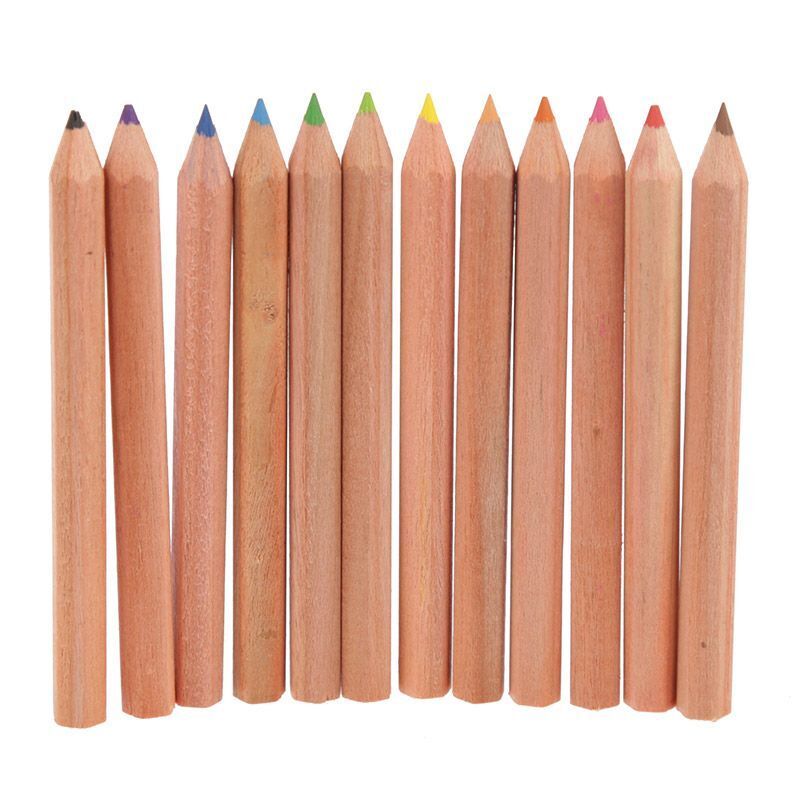 علبة أقلام تلوين ممتعة للأطفال مطبوع عليها العوامل الجوية المختلفة