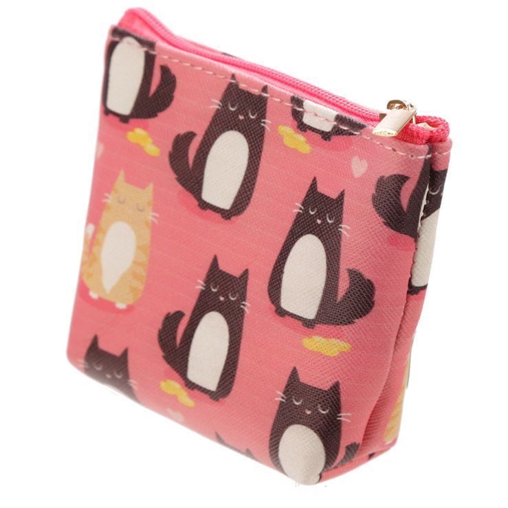 Handy Pvc Make Up Bag Purse Feline Finecat Design