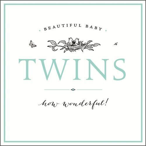 Twins Double Congratulations New