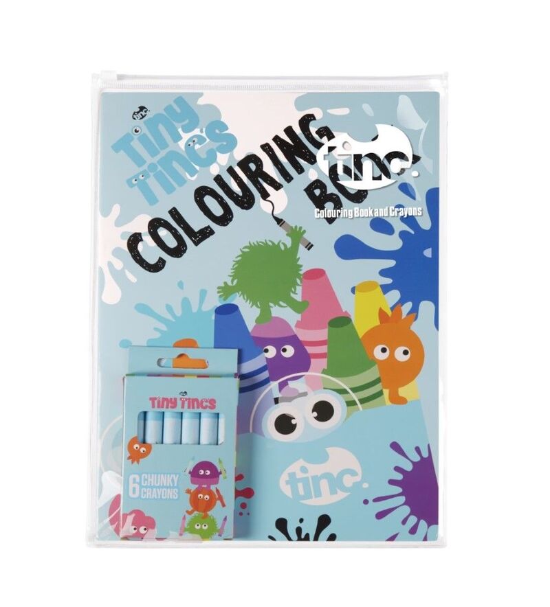 TINC Tiny s Colouring Book Crayons