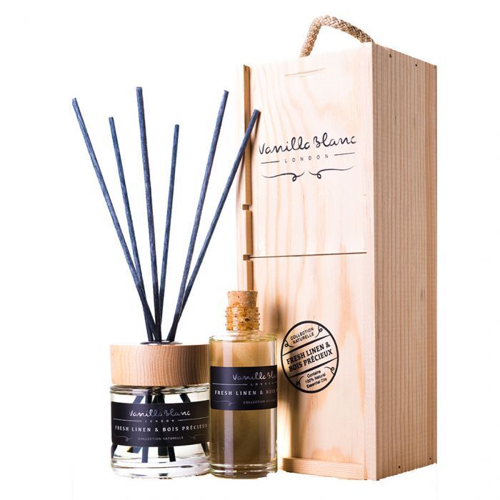 Vanilla Blanc Reed Diffuser Gift Set Complete with Refill