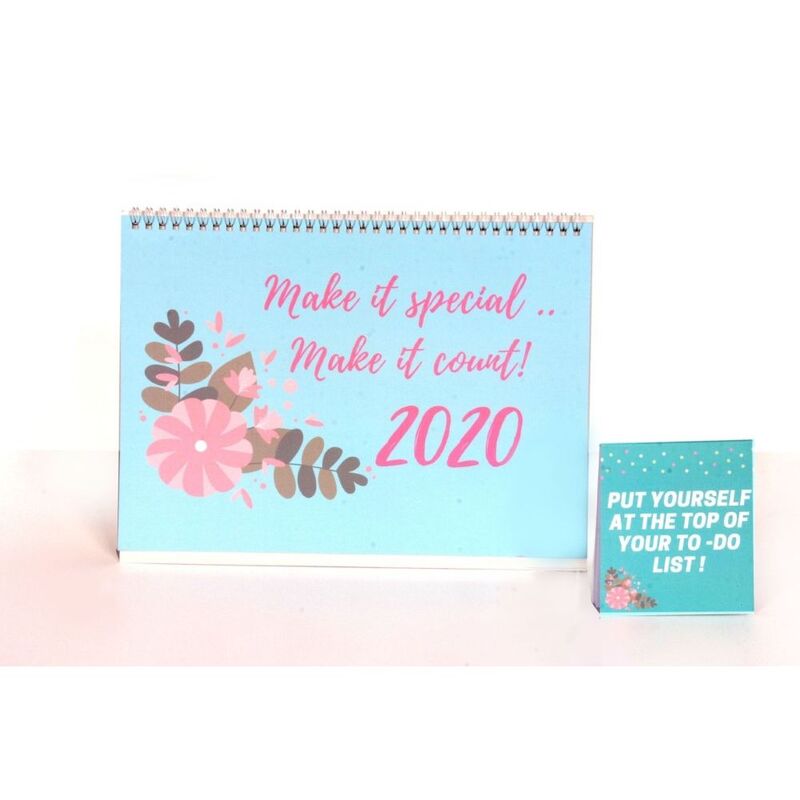 Make It Special Make It Count 2020 Desk Calendar