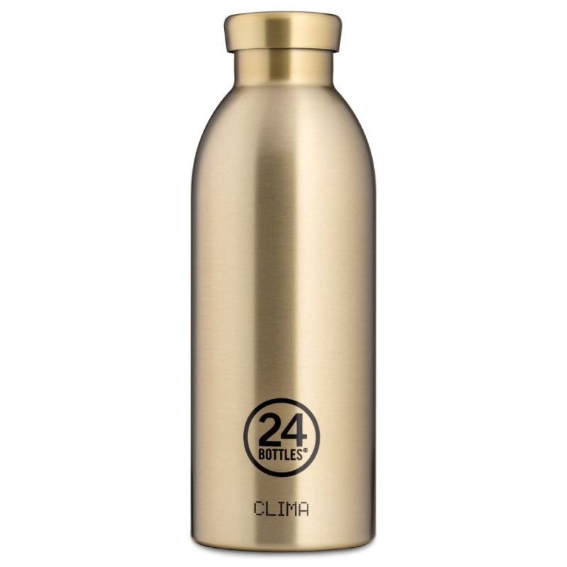 24 Bottles قارورة حافظة للحرارة ستانليس ستيل 500 مل ذهبي