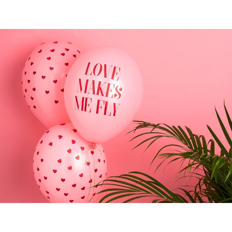 Balloons 30 cm Love Makes Me Fly Pastelbaby Pink 1 Pkt 50 Pc.