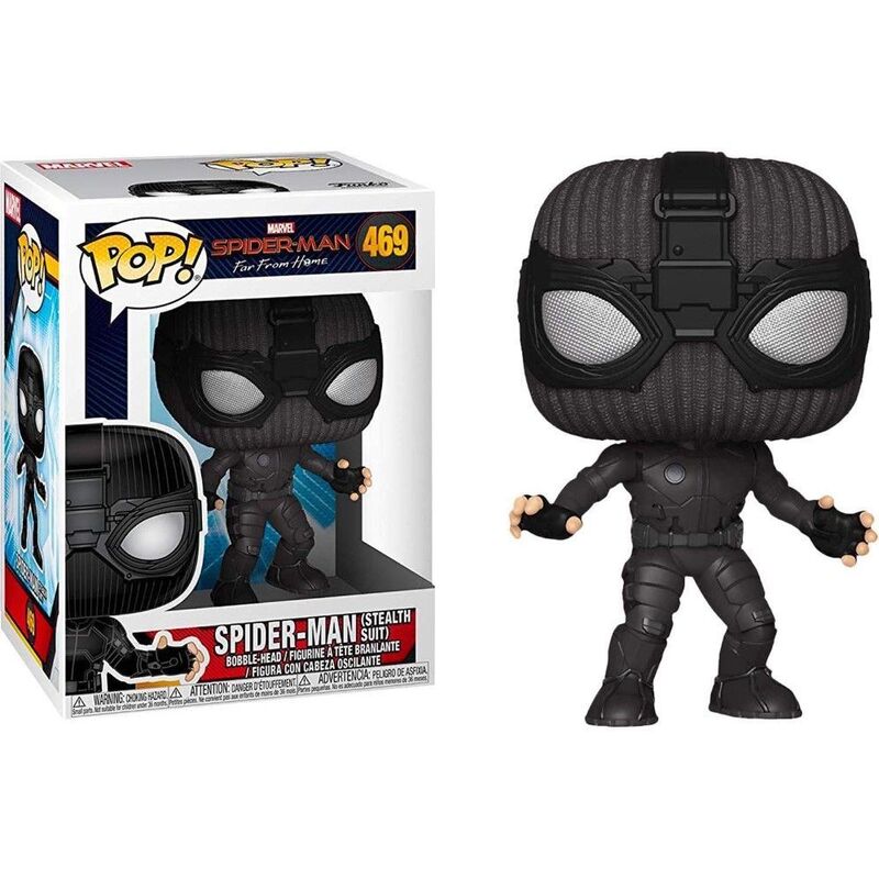 Funko Pop Marvel Spiderman Far From Home Spiderman Stealth Suit