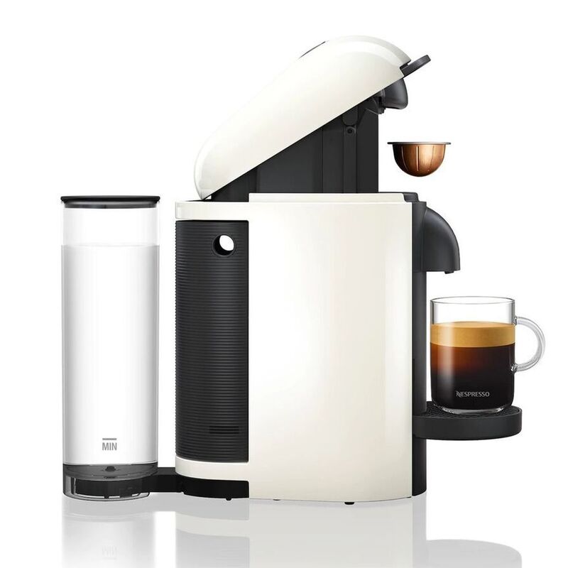 Nespresso Vertuo Plus Coffee Machine White and Aeroccino3