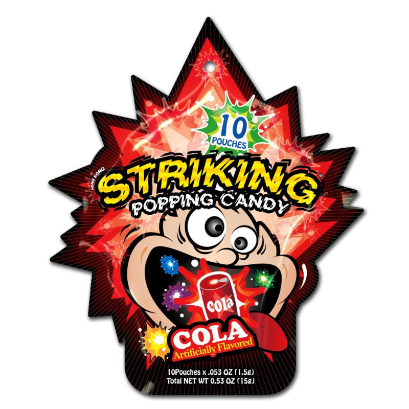 Striking Popping Candy Cola Flavour 15 Grams