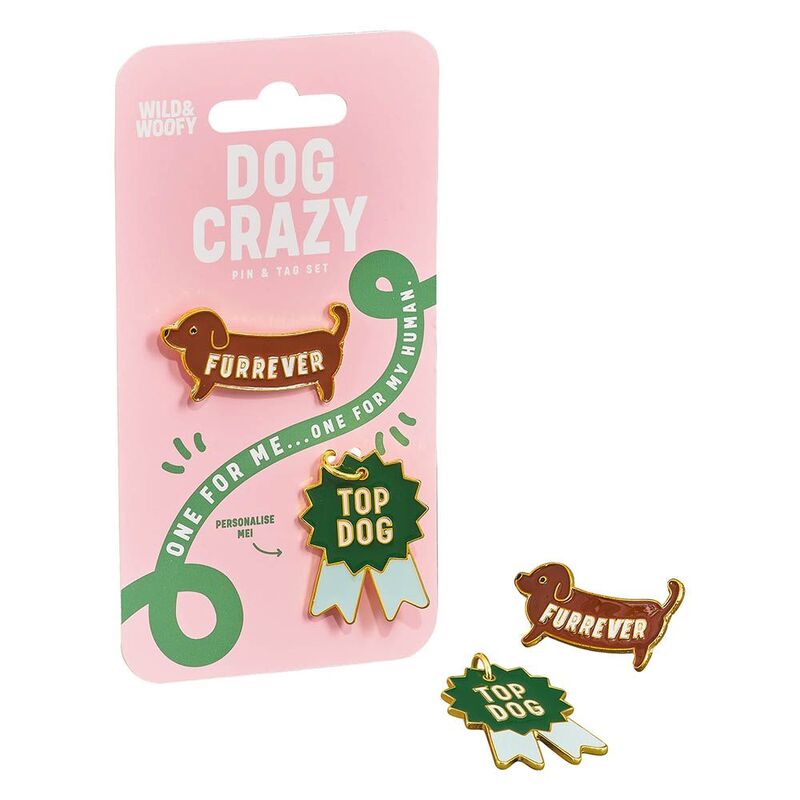 Pin and Tag Set Dog