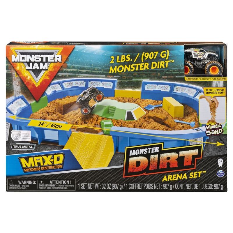 Monster Jam Kinetic Dirt Arena Playset