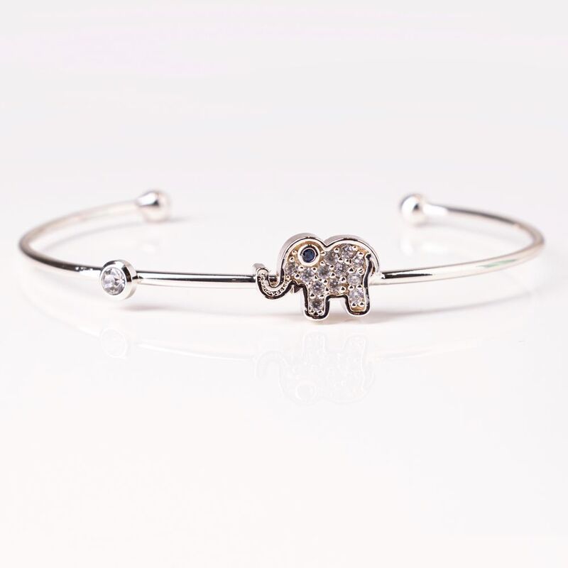 Elephant Bracelet Silver
