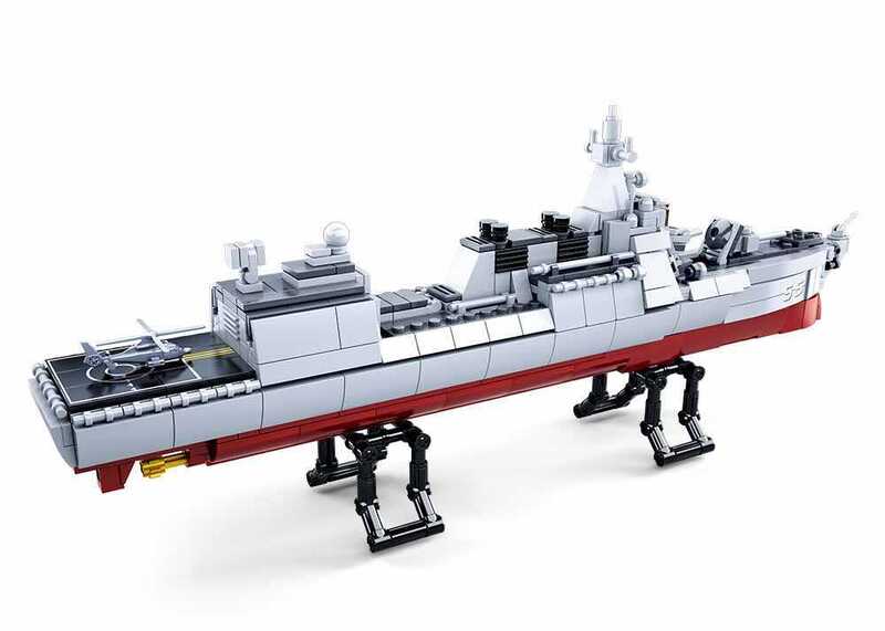 Model Bricks 055 Destroyer 1:450 578Pcs